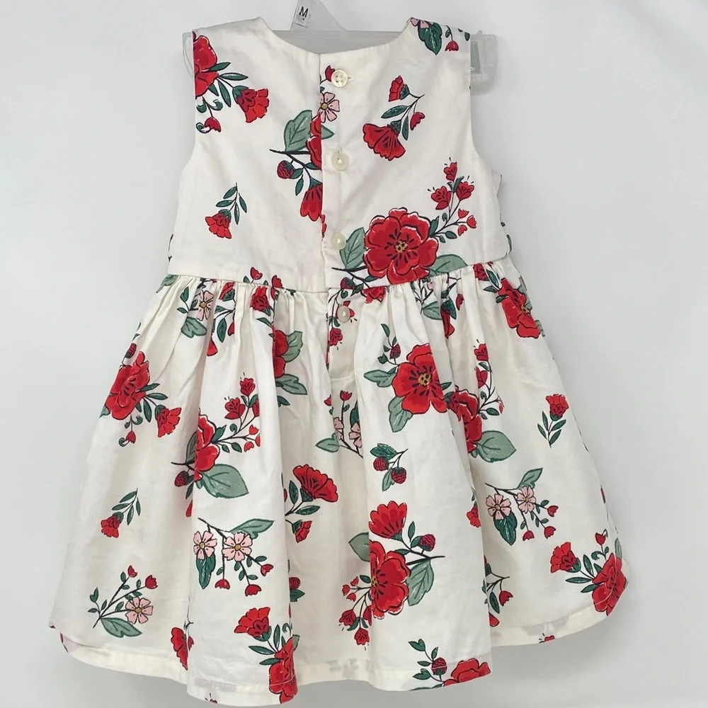 Carter’s Baby Girl Sateen Holiday Dress Size 9 months
